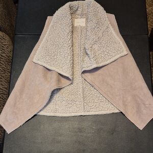 Copper Key Cream Fleece Sherpa Vest
